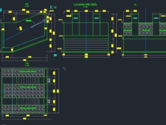 Bản vẽ thiết kế hồ sơ cầu treo có nhịp 60m chi tiết