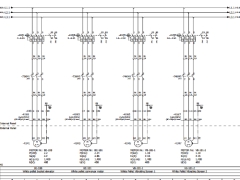 Bản vẽ thiết kế hoàn công chi tiết tủ điện PLC, tủ động lực, MCC ( Motor Control Panel)