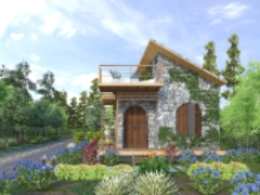 Bản vẽ thiết kế homestay 8x5m biệt thự đẹp