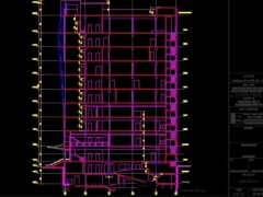 Bản vẽ thiết kế ngân hàng BIDV chợ Lớn KT 10.5 x 29m cao 10 tầng (đầy đủ phối cảnh) bằng autocad