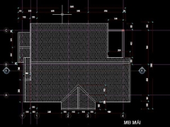 Bản vẽ thiết kế nhà 4 tầng có diện tích 10.8x14.7m móng cọc