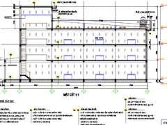 Bản vẽ Thiết kế Nhà Nuôi Yến 3 tầng kích thước 5x22m - File Cad Kiến trúc - Kết cấu