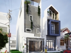 Bản vẽ thiết kế nhà phố 4 tầng kích thước 4.5x20m đầy đủ hạng mục