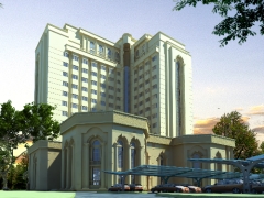Bản vẽ thiết kế thi công Khách sạn Tân Sơn Nhất Hotel Hồ Chí Minh 15 tầng quy mô 58.7x61.4m