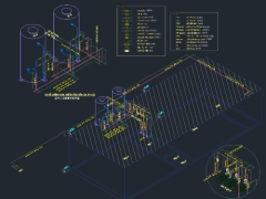Bản vẽ thiết kế trạm xử lý nước thải khu nhà ở công nhân 1500m3