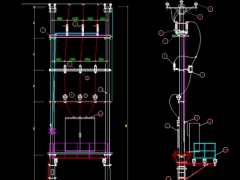 Bản vẽ trạm biến áp treo 400KVA file autocad