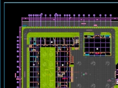 Bản vẽ trường học 79.6x94.8m kèm dự toán khối lượng hoàn thiện