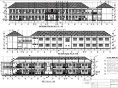 Bản vẽ trường tiểu học Vĩnh Thạnh 2