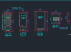 Bản vẽ tủ rack 27U và 42U