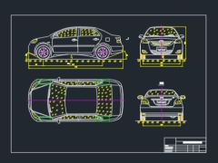 Bản vẽ Tuyến hình Toyota Vios