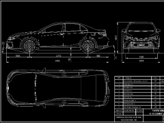 Bản vẽ xe toyota camry 2,5Q