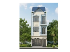 Bản vẽ XPXD nhà phố 3 tầng 5x19.5m (Có kèm kết cấu)