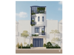 Bản vẽ XPXD nhà phố 4 tầng 5x20m (Full Kiến trúc + Kết cấu)