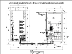 Bản vẽ xử lý nước thải bênh viện 60m3 màng MBR