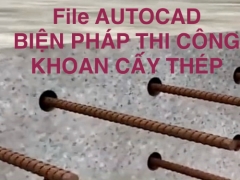 Biện pháp khoan cấy thép neo kết cấu bê tông