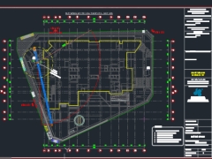 Biện pháp thi công lắp đặt cẩu tháp cho khu đất 68m x 87m ( mặt bằng chi tiết )