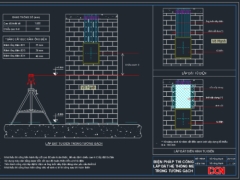 Biện pháp thi công MEP ống điện, tủ điện, ổ cắm, công tắc, loa, camera, đèn chiếu sáng âm tường