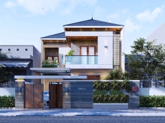 Biệt thự 2 tầng, 1 tum 8.5x11m