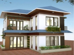 Biệt thự 2 tầng diện tích 8.5x12m thiết kế