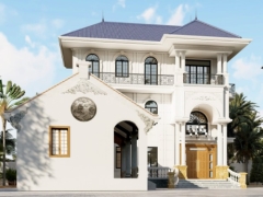 Biệt thự 3 tầng cực đẹp model su có nhà thờ họ