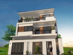 Biệt thự 3 tầng diện tích 10.5x13m