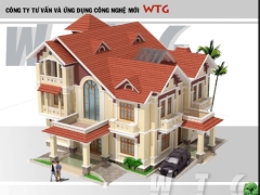 Biệt thự 3 tầng diện tích 17x20m