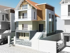 Biệt thự 3 tầng trên đất diện tích 16x30m