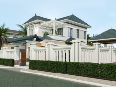 Biệt thự mái nhật kiểu 2 tầng 8.3×11.5m