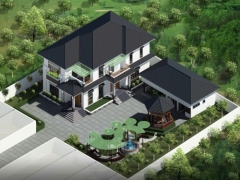 Biệt thự mái thái 2 tầng 10x17m