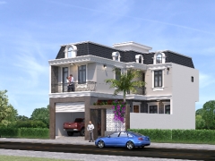 Biệt thự Nhà vườn 2 tầng 8x15m 3 phòng ngủ