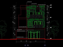 Bộ hồ sơ thiết kế Nhà phố 3 tầng 6.65x16.65m Full hạng mục