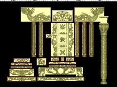 Bộ thiết kế ngai thờ cnc