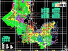 CAD Bản đồ quy hoạch và hiện trạng huyện Bình Chánh đến năm 2020