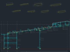 Cad bản vẽ xưởng, chi tiết nhà xưởng khung thép