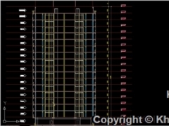 CAD chung cư cao cấp 17 tầng + tầng áp mái + tầng thượng