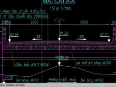 Cầu bản mố nhẹ l=3m b=8m