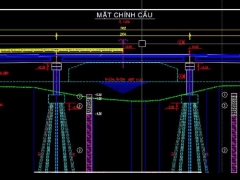 Cầu dầm 3 nhịp 24.54m