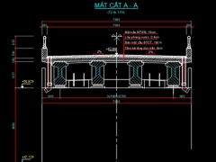 Cầu dầm i dul 20m b=7.5m