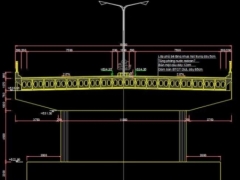 Cầu vượt dầm bản rỗng 3x22m b=19m