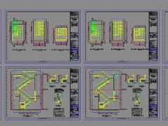 Chi tiết cad thang bộ