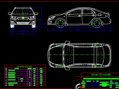 Chia sẻ đồ án khảo sát và kiểm nghiệm hệ thống lái trên xe toyota corolla altis 2.0