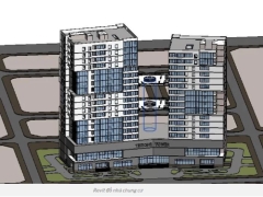 Chia sẻ model revit luận văn tòa nhà chung cư