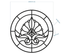 Cnc hoa văn tròn dxf mới nhất