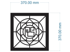 Cnc hoa văn vuông đẹp trên dwg