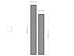 Cnc vách cổng 2 diện tích xây dựng đẹp