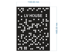 Cnc vách ngăn lv house file cad đẹp