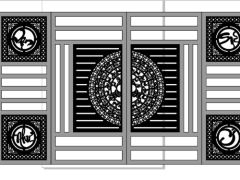 Cổng cnc vạn sự như ý dxf