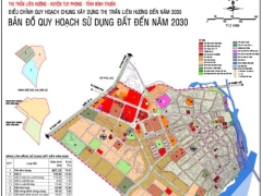Điều chỉnh quy hoạch chung thị trấn liên hương đến năm 2030