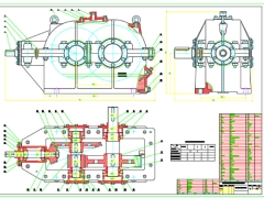 Đồ án cơ khí hộp giảm tốc cơ khí loại 3 (chi tiết+mặt cắt)