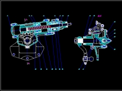 Đồ án file cad hệ thống lái cho ô tô download hạng nặng